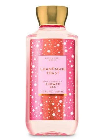 Bath & Body Works - Champagne Toast - Daily Trio - Shower Gel, Fine Fragrance Mist & Super Smooth Body Lotion (Packaging V...