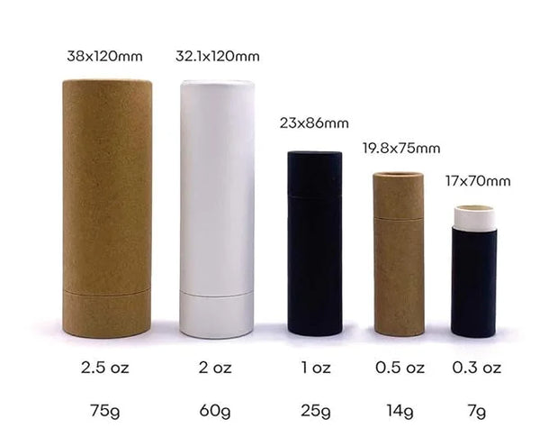 10 Pcs 1 Oz Paperboard Lip (Black)