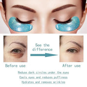 Under Eye Patches for Puffy eyes, 10Pairs eye gel pads for Dark Circles and Puffiness, hydrating Eye Mask for Wrinkles Ant...