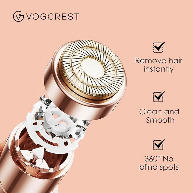 Replacement Heads for Eyebrow Facial Trimmer: Original Heads Replacement Set for 2 in1 Facial Eyebrow Trimmer - Suitable f...