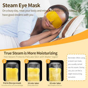 16 Packs Steam Eye Mask, Warm Eye Compress for Dry Eye Sleep Mask, Heated Eye Masks Relaxing Gifts for Women Moist Heat fo...
