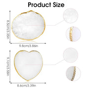 2pcs Resin Nail Art Palette Nail Painting Mixed