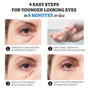 Puffy Eye Treatment Instant results – Naturally Eliminate Wrinkles, Puffiness, Dark Circle and Bags in Minutes – Hydrating...