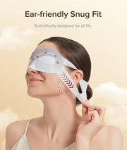 21 Packs Men's Steam Eye Mask, 3D Self Heated, Natural Cotton, Steam Eye Mask for Sleeping, Relaxation, Disposable, Spa, T...