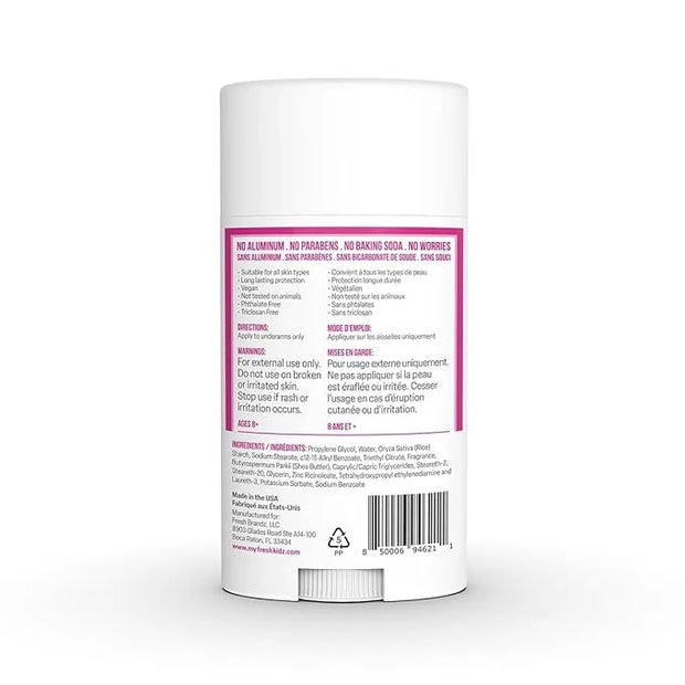 Fresh Kidz Body Wash 16.9 fl.oz. and Stick Deodorant 2.65 oz for Kids and Teens - Girls "Pink" Set - Product Image