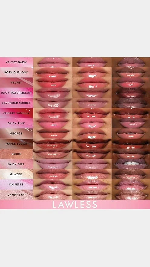 Women's Forget The Filler Lip Plumper Line Gloss, Velvet Daisy, Pink, 0.11 Ounce - Product Image