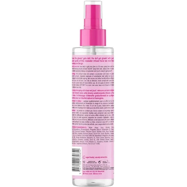 b.tan Clear Face Tan Mist | Gimme The Glow Down - Best Facial Tanner Spray, Gradual Bronzing Sunless Tanning Water, Infuse...