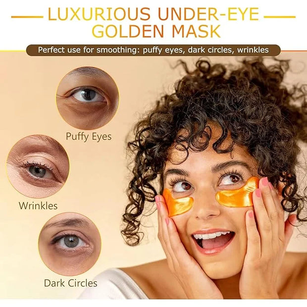 Under Eye Patches for Puffy Eyes and Dark Circles (20 Pairs) Collagen Eye Patches with Hyaluronic Acid & Niacinamide, Eye ...