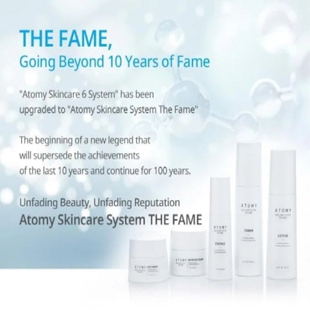 The Fame Skin Care System 1 SET including 5 kinds of skincare - Lotion, Toner, Essence, Eye Cream, Nutrition Cream | Korea...