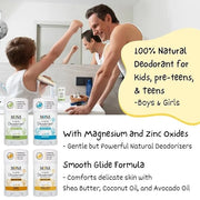 MONA BRANDS 100% Natural Kids Deodrant for Boys and Girls | Safe Deodorant for Kids | No Baking Soda, Aluminum or Syntheti...
