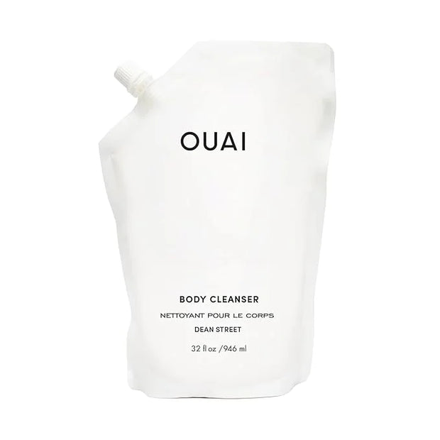 OUAI Body Cleanser Refill, Dean Street - Foaming Body Wash with Jojoba Oil and Rosehip Oil to Hydrate, Nurture, Balance, S...