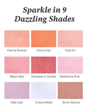Glint Baked Blush (Tulip On, 0.08oz) - Long-Lasting, All-Day Face Blush Powder for a Natural Look. Korean Skin Care, Korea...
