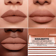 Morphe Soulmatte Velvet Lip Mousse Matte Lipstick - Air-Whipped, Soft Matte Lip Makeup with Vitamin E to Hydrate, Soften a...