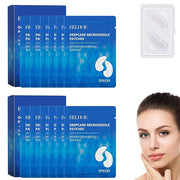 12 Picecs Malora Microglow Eye Patches,Hyaluronic Patchess for Under,Malora Under EyePatches for Wrinkles,Reduces Puffines...