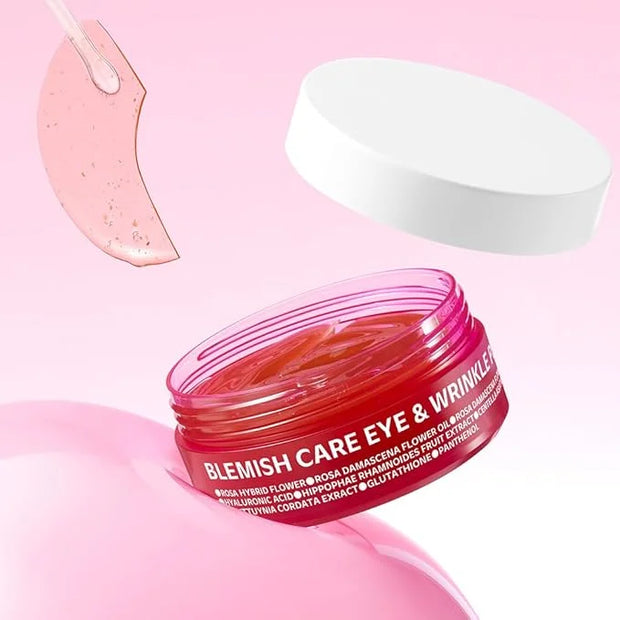 ISOI Blemish Care Eye & Wrinkle Patch, Hyaluronic Acid Eye Masks for Hydration & Firming with Bulgarian Rose Oil, Targeted...