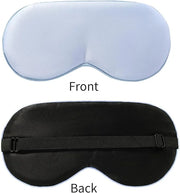 2-Pack 100% Real Natural Silk Eye Mask, Silk Sleeping Mask, Shade Puffy Eye Gift with Adjustable Straps, Sleep Eye Mask, S...