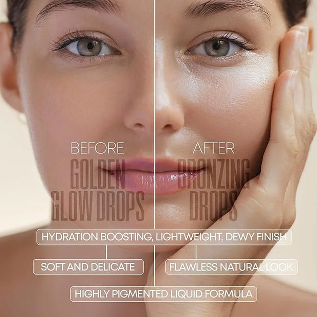 W7 Golden Glow Drops - Liquid Bronzing Drops For Flawless Skin & A Radiant Finish - Product Image