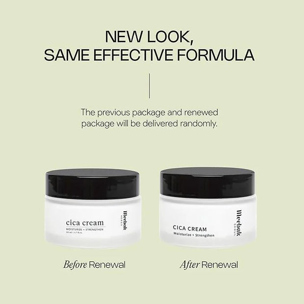 Meebak Cica Cream | Daily Repair Moisturizer with Niacinamide, Ceramide, & Retinol | Deep Hydration & Soothing | Locks in ...