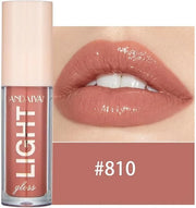 6PCS Lip Oil Light Lipgloss Set, Moisturizing Hydrating Lip Glow Oil Lip Gloss Kit High Shine Lip Plumping Glass Finish Li...