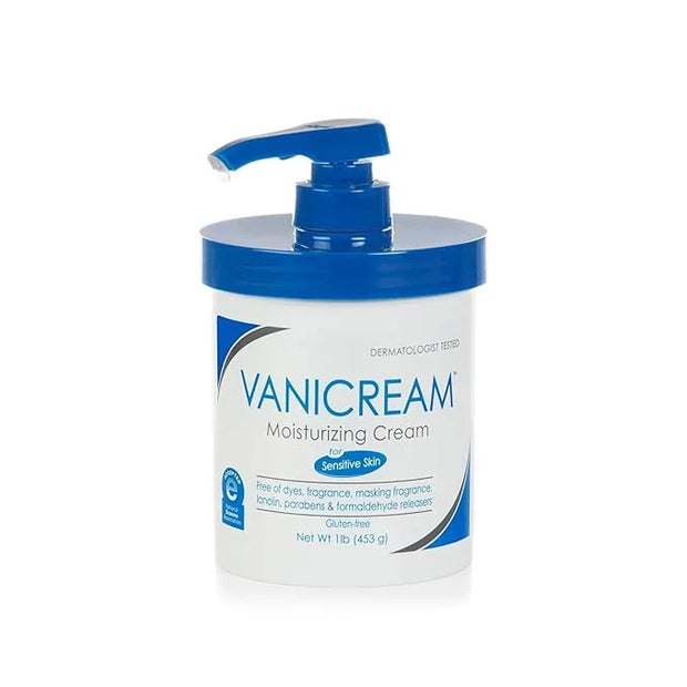 Vanicream Moisturizing Skin Cream with Pump Dispenser - 16 fl oz (1 lb) - Moisturizer Formulated Without Common Irritants ...