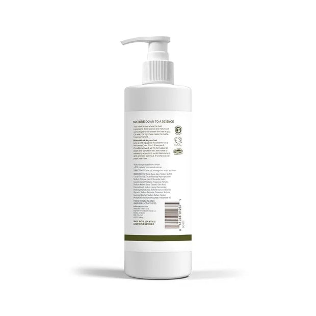 Bulldog Mens Skincare and Grooming 2-in-1 Shampoo and Conditioner, Alpine, 12 Fluid Ounces - Product Image