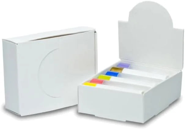 White Arched Lip Balm Tube Display