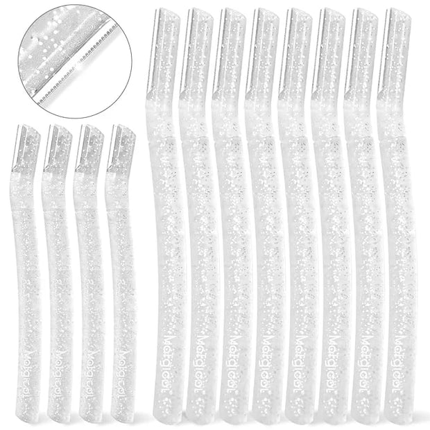 Women’s Dermaplane Razor for Face & Eyebrow - Anti-Cutting Japanese Blades for Eyebrow and Facial Hair Removal, Achieve Si...