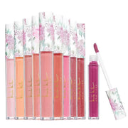 Nicole Miller Lip Gloss Collection Shimmery Glosses for Women and Girls Long Lasting Color Set with Rich Varied Colors, Fl...