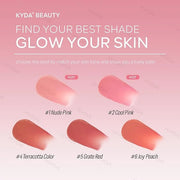 KYDA Liquid Blush, Matte Tinted for Cheeks, Lasting Dewy Finish, High Pigment Soft Creamy Blush, Blendable Lightweight Cov...