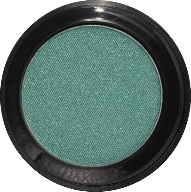Teal Jewel Shimmering Green Emerald Forest Pressed Powder Single Vegan Eyeshadow; Talc, Paraben & Cruelty Free - Product I...