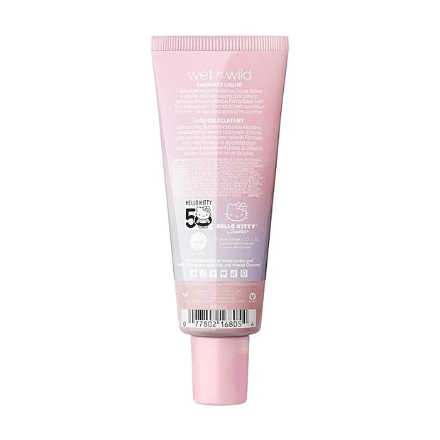 wet n wild Hello Kitty Radiance Liquid, Nourishing Niacinamide & Glycerin Infused Formula, Natural Multi-Functional Glow, ...