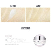 KLAVUU PEARLSATION Enriched Pearl Eye Cream – Face Moisturizer, Niacinamide, Enhances Skin Elasticity, Dark Circles Under ...