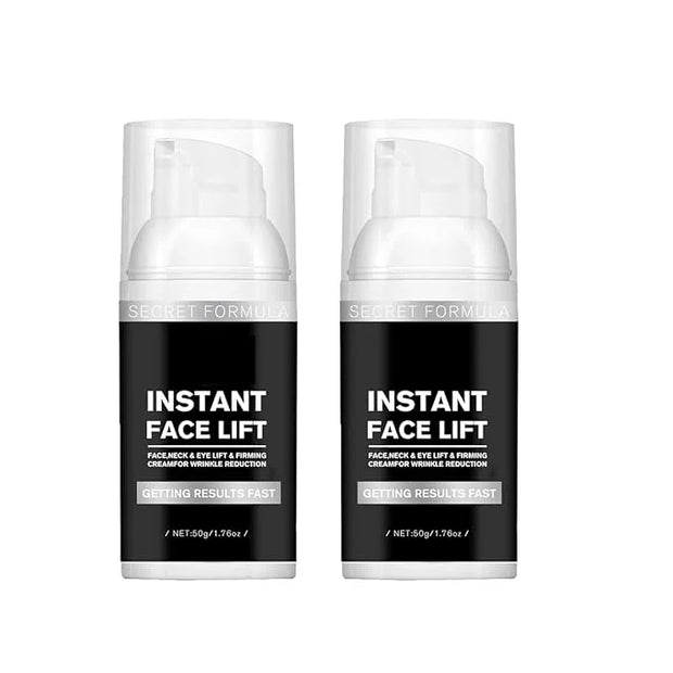 Instant Face Lift Cream - 2PCS Under Eye Bags and Wrinkles Eye Cream for Firming Delicate Eye Skin. Wrinkle Eye Cream for ...