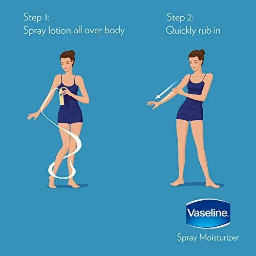 Vaseline Aloe Soothe Spray 2-Pack – Non-Greasy, Fast-Absorbing All-Over Soothing Moisturizer for Dry Skin, 6.5 Oz Ea - Pro...
