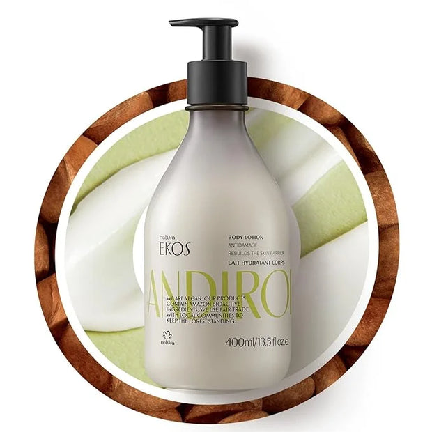 Natura - Ekos Andiroba Restorative Body Lotion - Therapeutic Oil - 30 Hours of Moisturization - Soothe Muscles - Vegan Ski...