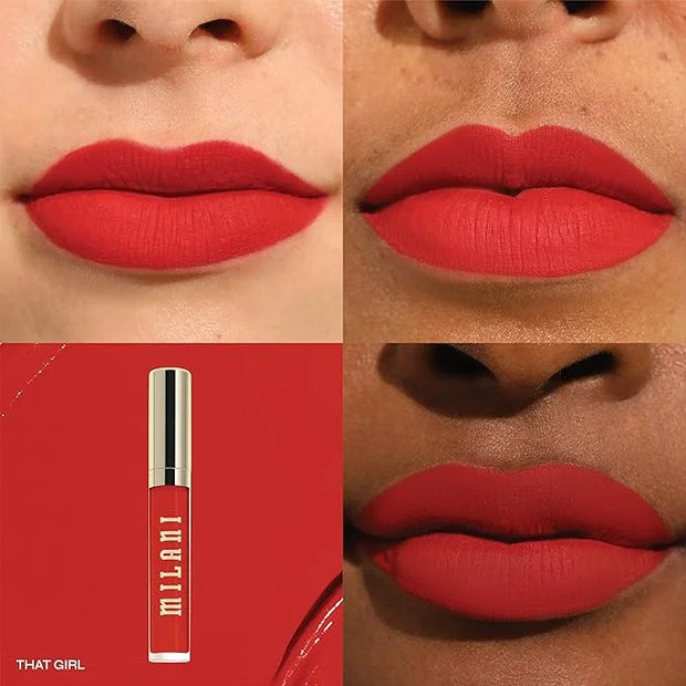 Milani Stay Put Longwear Liquid Lipstick - Smudge-Proof, Kiss-Proof, and Fade-Resistant Formula for All-Day Wear - That Gi...