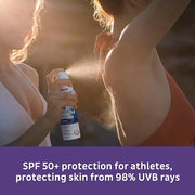 BLUE LIZARD Sport Mineral Sunscreen Spray SPF 50+, Dermatologist-Recommended Brand, Broad-Spectrum UVA/UVB Protection, Wat...
