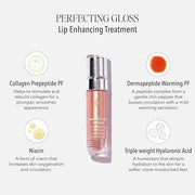 HydroPeptide Perfecting Gloss, Lip Enhancing Treatment, Long-Lasting Volume and Hydration, Nude Pearl, 0.17 Ounce - Produc...