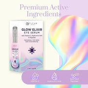 Vitamin C & Hyaluronic Acid Under Eye Serum - Dermatologist Tested, Reduces Eye Bags, Puffiness, Dark Circles & Wrinkles, ...