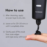 Blackhead Peel Off Pack, Charcoal Face Mask Peel Off for Blackheads and Pores, Deep Pore Cleansing, Pore Extractor Exfolia...