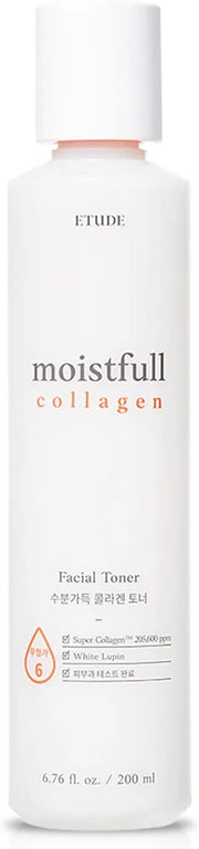 ETUDE Moistfull Collagen Toner, 6.76fl.oz (200ml) (21AD) | Water Essence Type Toner to Hydrate and Keep Your Skin Moisture...