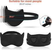 Cute Sleep Eye Mask for Kids, 3D Contoured Cup Sleeping Mask & Blindfold, Concave Molded Night Sleep Mask, Block Out Light...
