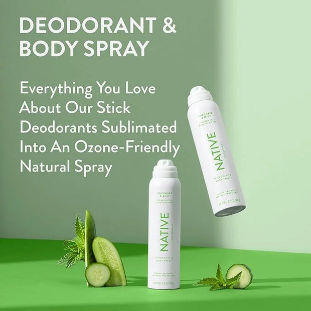 Native Deodorant & Body Spray Contains Naturally Derived Ingredients | Deodorant for Women and Men, All Day Odor Protectio...
