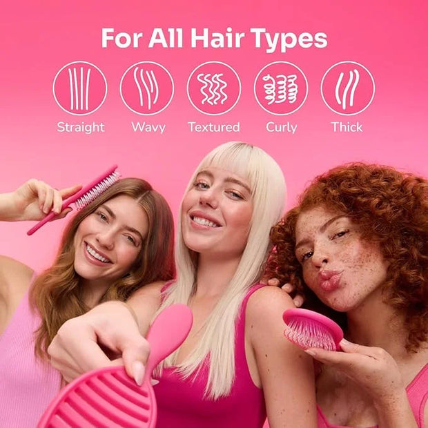 Wet Brush Speed Dry Hair Brush - Stripes (Color Wash) - Vented Design and Ultra Soft HeatFlex Bristles Are Blow Dry Safe W...