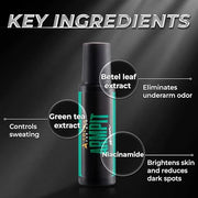 Combo exclusively for men Abera Eye Roller Serum With Mint Essence - Abera Armpit Roller - Product Image