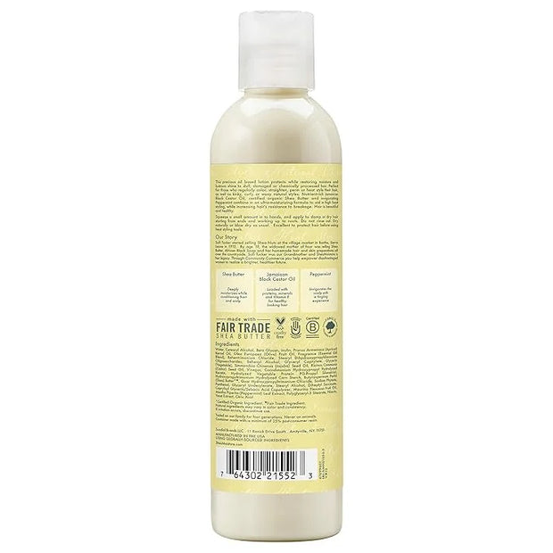 SheaMoisture Styling Lotion for Damaged Natural Hair Jamaican Black Castor Oil Silicone Free Hair Treatment 8 oz - Product...