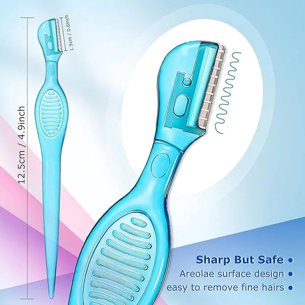 16 Pcs Small Eyebrow Razor for Women Portable Face Razors for Women Facial Hair Lip Trimmer Hair Shaving Removal Tool Derm...