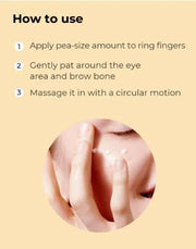 Tristar Advanced Snail Peptide Eye Cream, Anti-Wrinkle, Anti-Aging, Dark Circle Removing, Brightening Night Cream, 73.7% S...