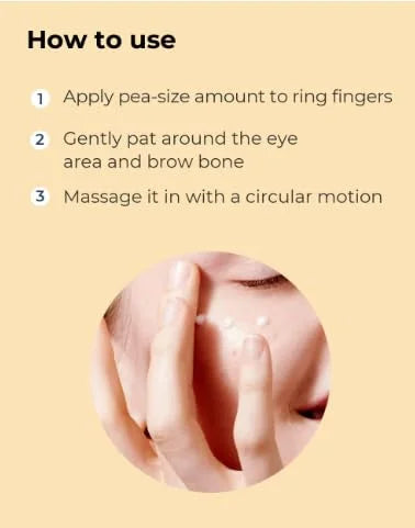 Tristar Advanced Snail Peptide Eye Cream, Anti-Wrinkle, Anti-Aging, Dark Circle Removing, Brightening Night Cream, 73.7% S...
