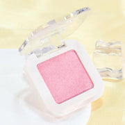 Pressed Single Eyeshadow Palette - Mini Shadow in Pink | Shimmer & Glitter Makeup for Women | Highly Pigmented, Blendable ...